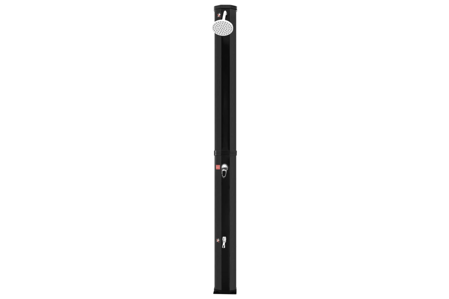Vidaxl 92942 Outdoor Solar Shower With Shower Head And Faucet 35 L Black-5