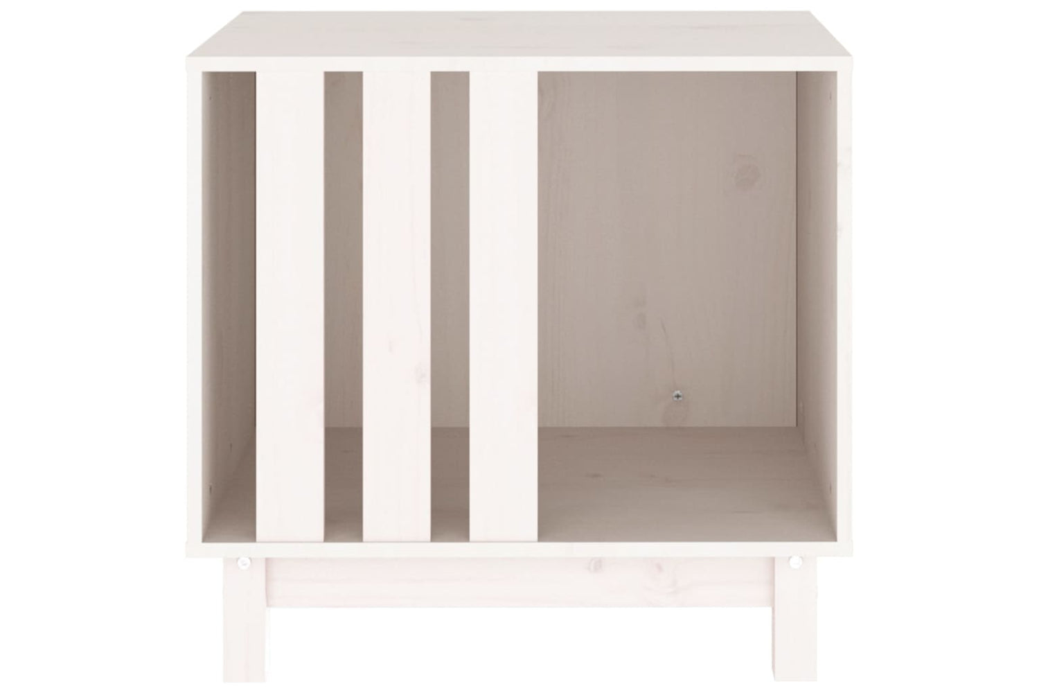 vidaXL 822477 Dog House White 60x45x57cm Solid Wood Pine-4