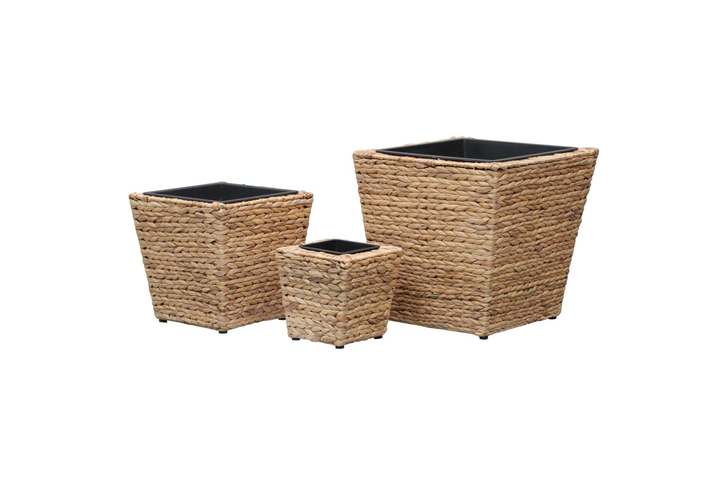 Vidaxl Raised Beds 3 Pcs Water Hyacinth-4