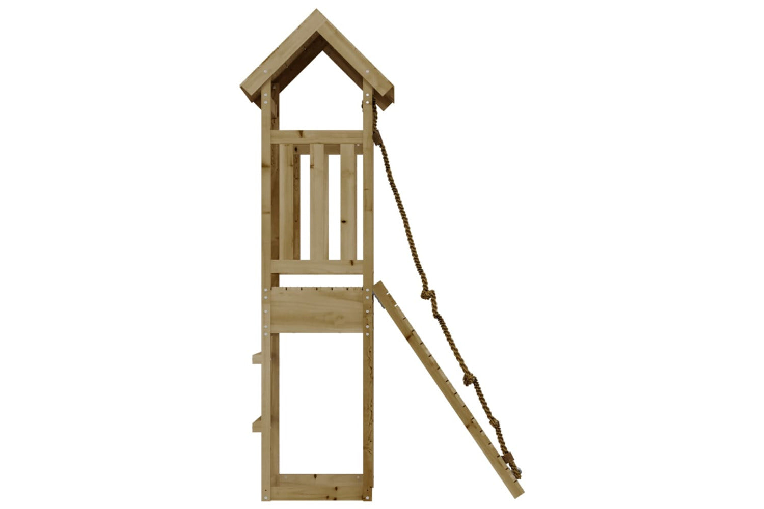 Vidaxl 3155812 Playhouse With Climbing Wall Impregnated Wood Pine-5
