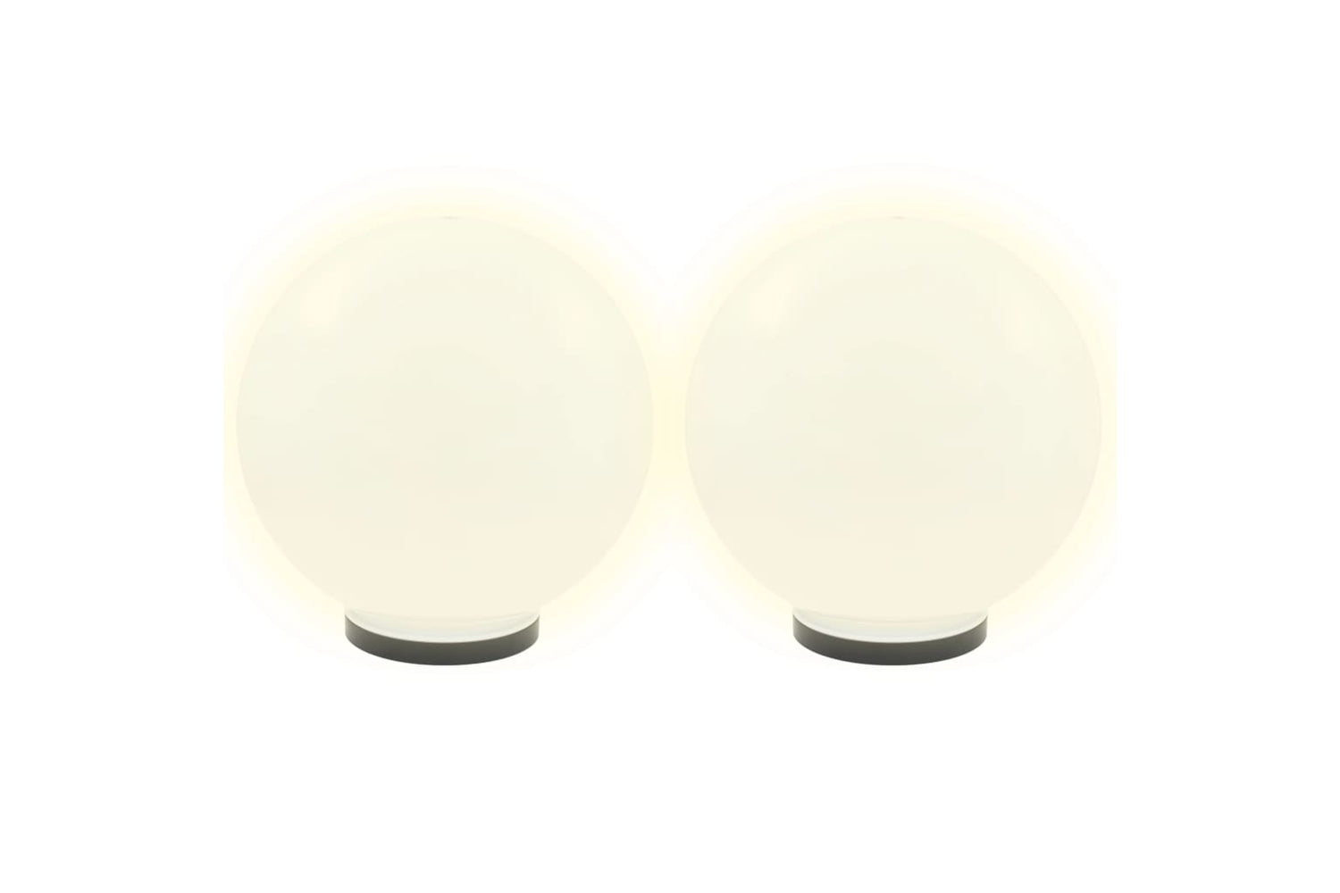 vidaXL 50657 Led Bowl Lamps 2 Pcs Spherical 40cm Pmma-2