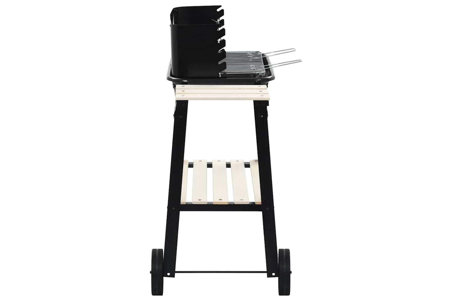 Vidaxl Charcoal Bbq Stand With Wheels-3