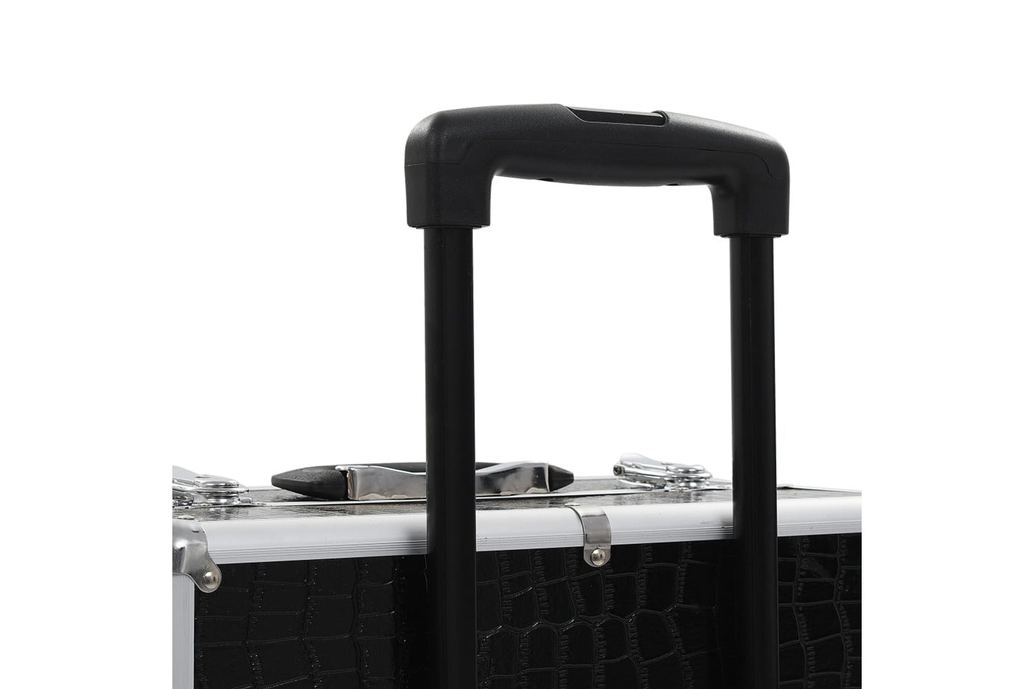 Vidaxl 91817 Make-up Trolley Aluminium Black With Crocodile Pattern-6