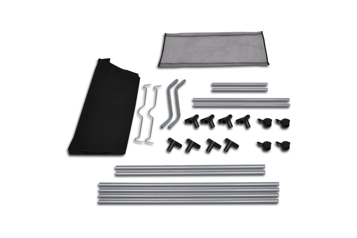 Vidaxl 276041 Laundry Sorters With Bags 2 Pcs Black And Grey-3