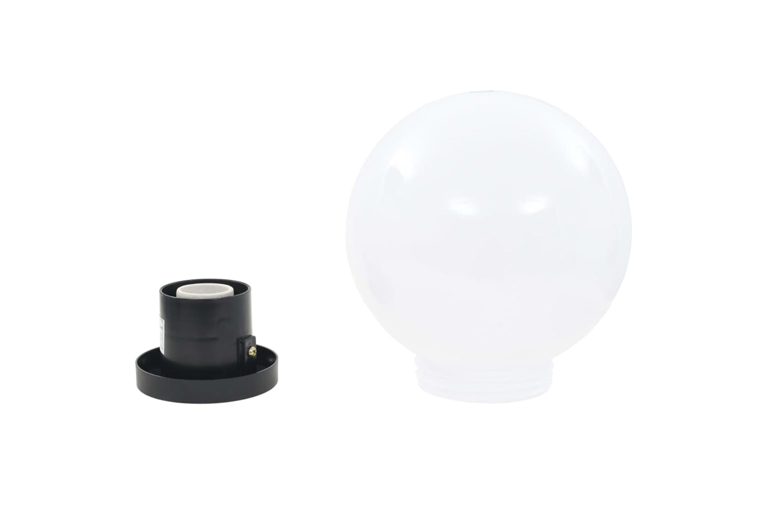 vidaXL 50654 Led Bowl Lamps 2 Pcs Spherical 20cm Pmma-4