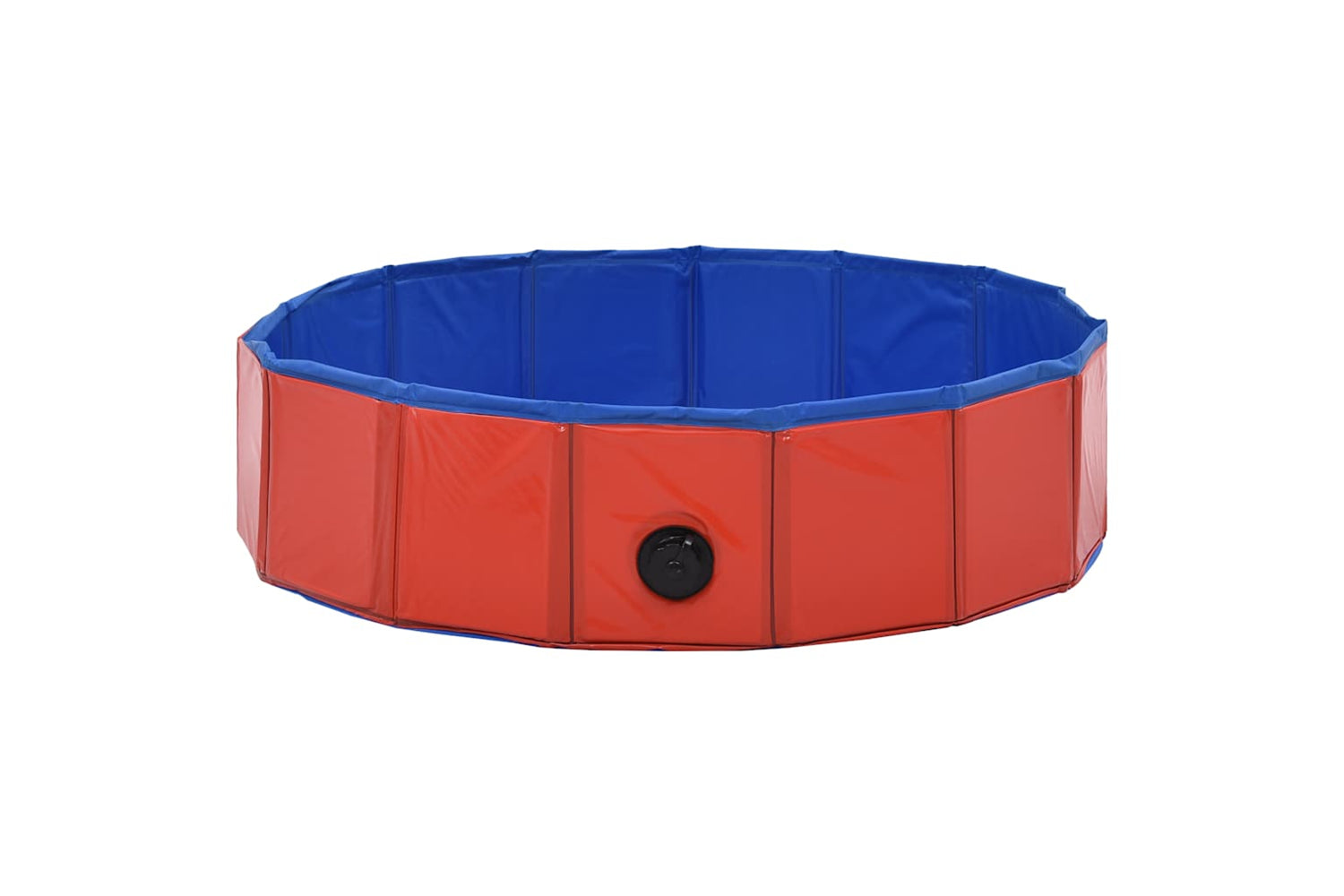 vidaXL 170822 Foldable Dog Swimming Pool Red 80x20cm Pvc-3