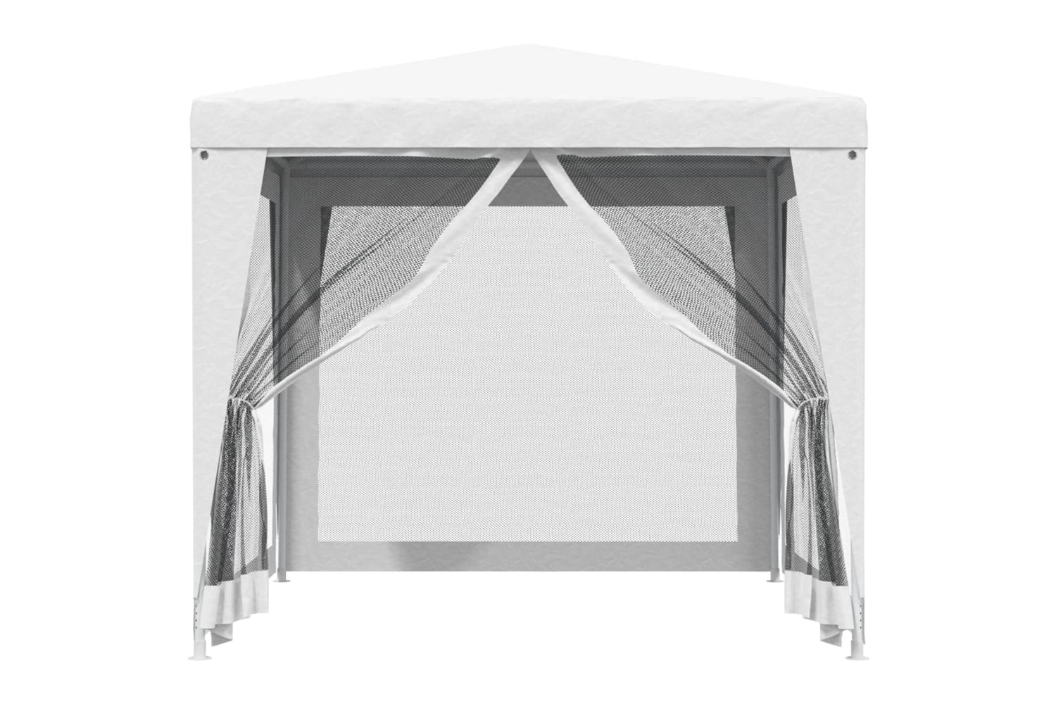 Vidaxl 48521 Party Tent With 4 Mesh Sidewalls 2.5x2.5 M White-2