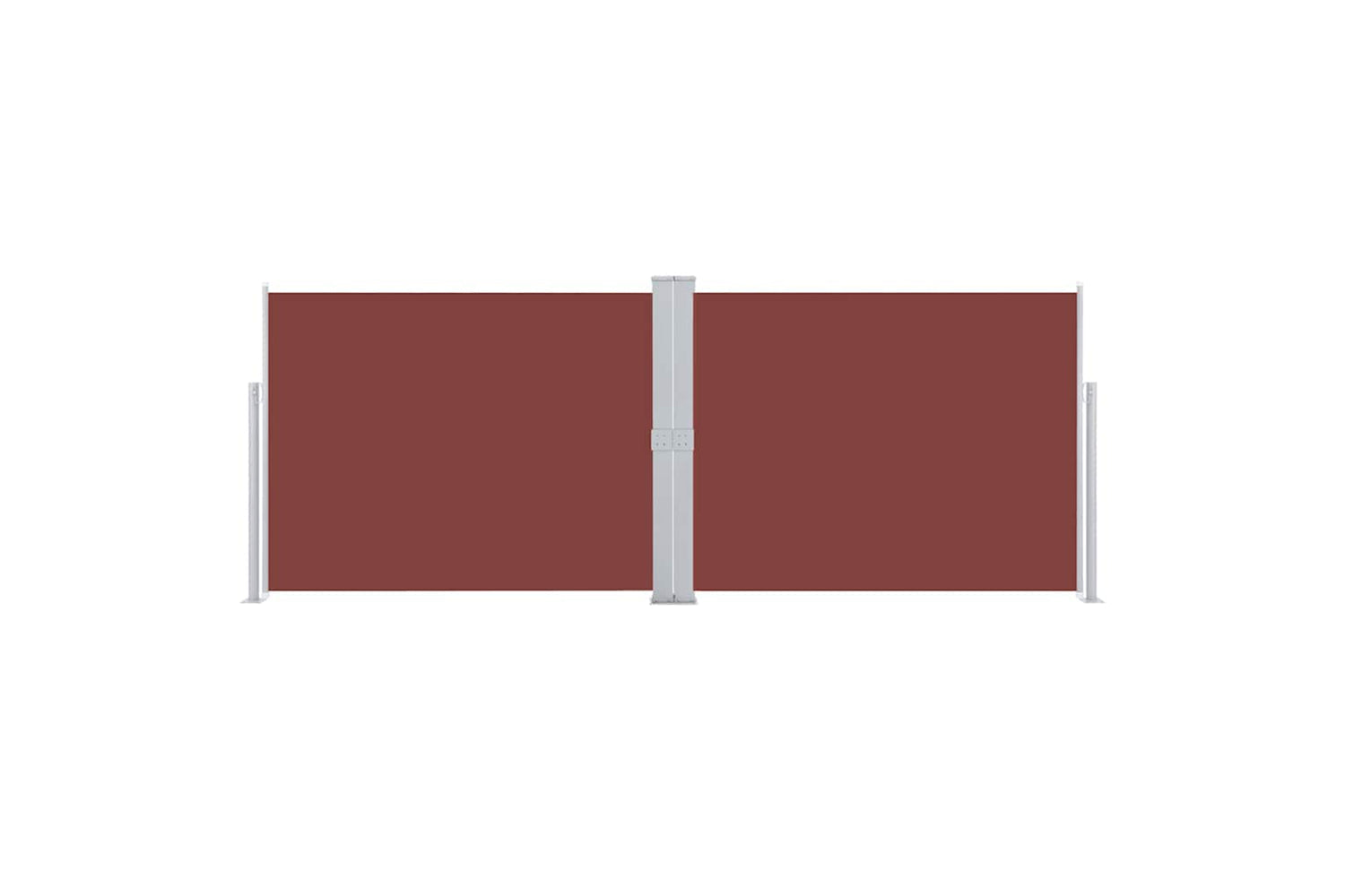 vidaXL 48487 Retractable Side Awning Brown 140x1000cm-2