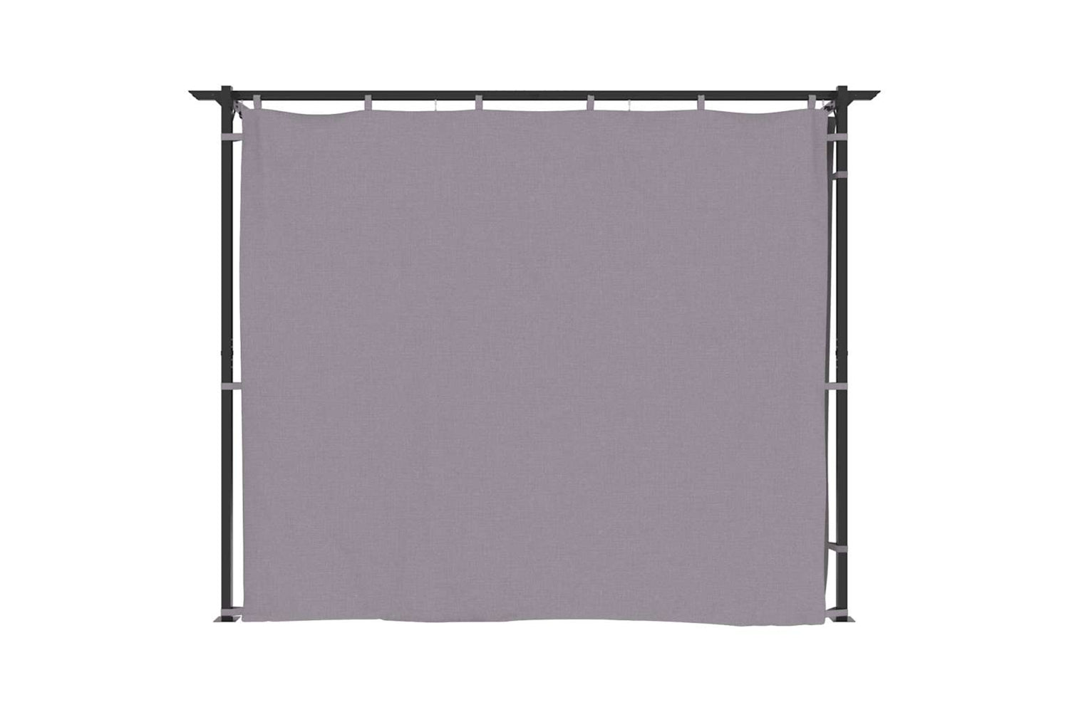 Vidaxl Gazebo With Curtains 3x3 M Anthracite Steel-3