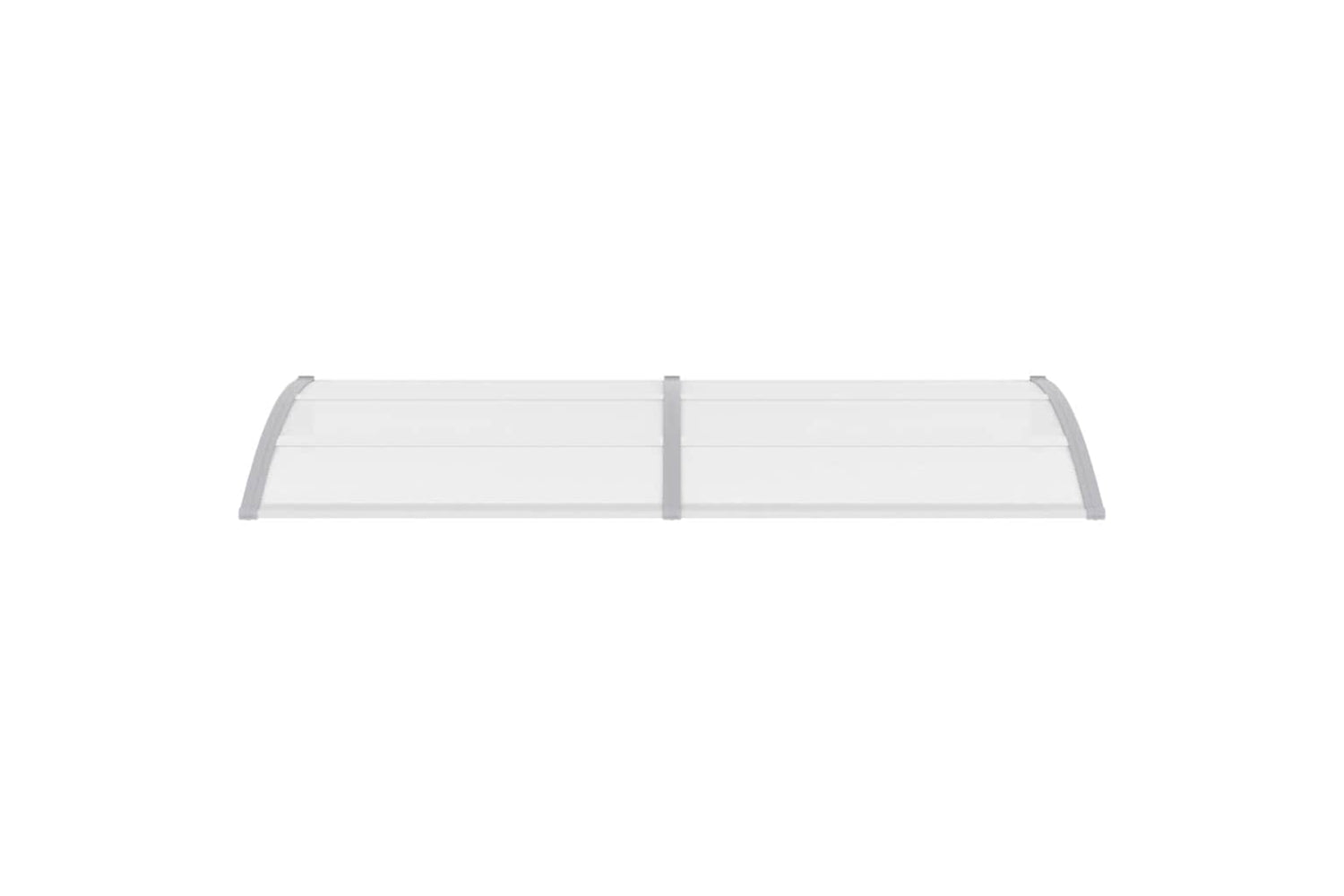vidaXL 144821 Door Canopy Grey And Transparent 240x80cm Pc-3