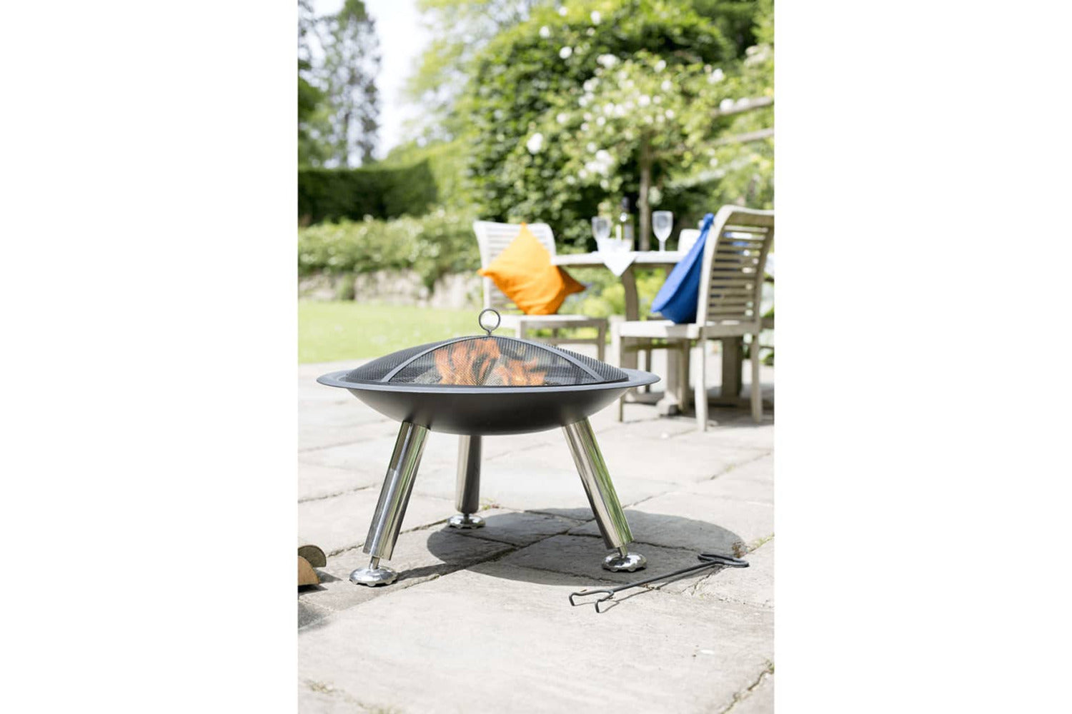 Redfire Fire Bowl Chicago Black Steel 75 Cm 85013-6