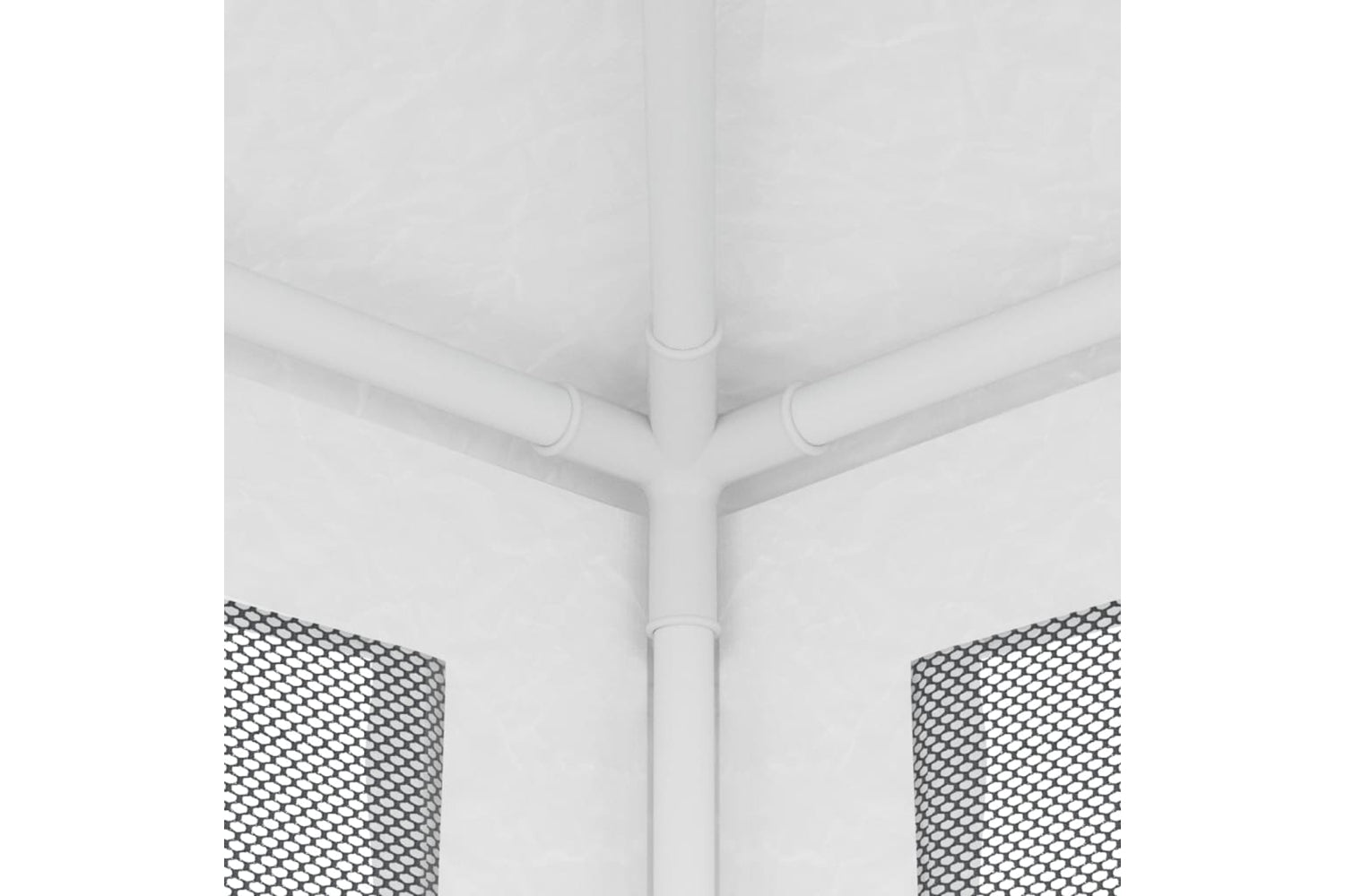 Vidaxl 48521 Party Tent With 4 Mesh Sidewalls 2.5x2.5 M White-5