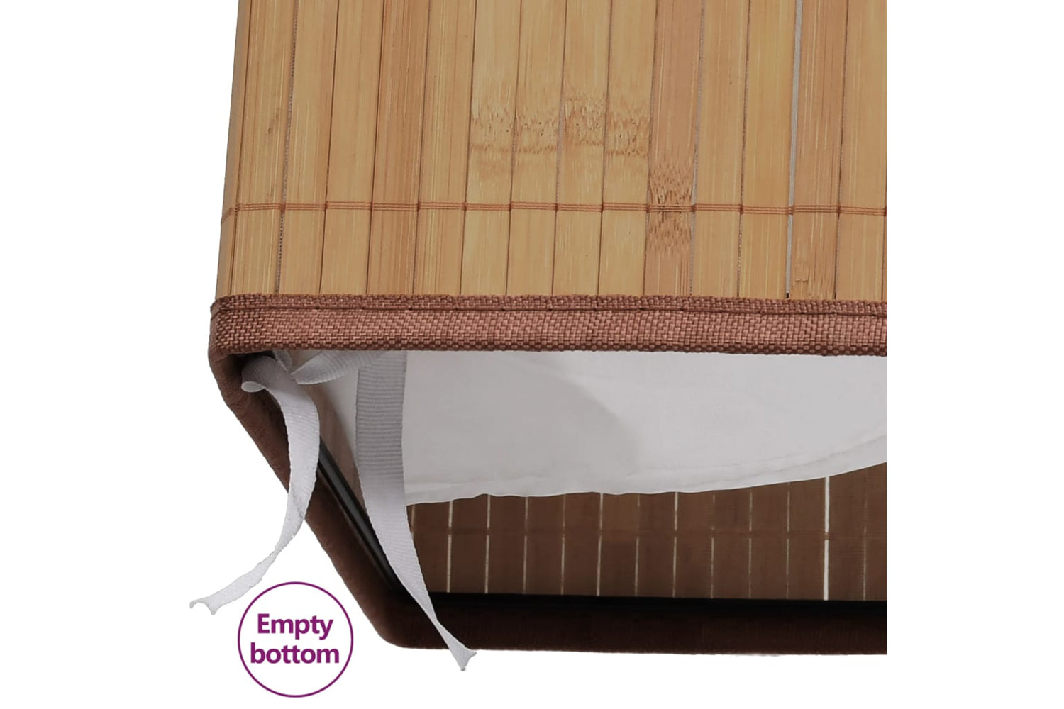 Vidaxl 245581 Bamboo Laundry Bin Rectangular Natural-7
