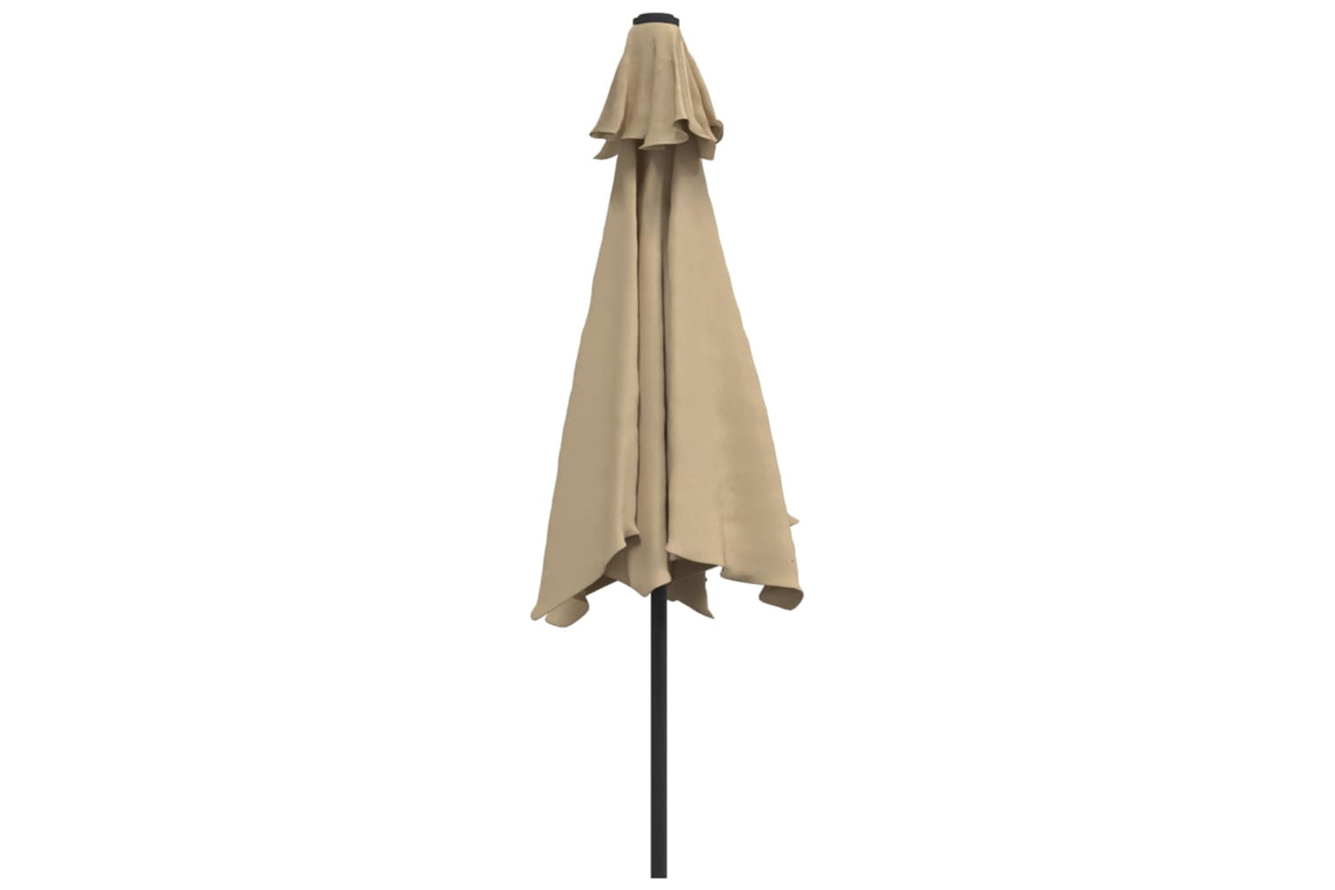 vidaXL 44500 Outdoor Parasol With Metal Pole 300cm Taupe-3