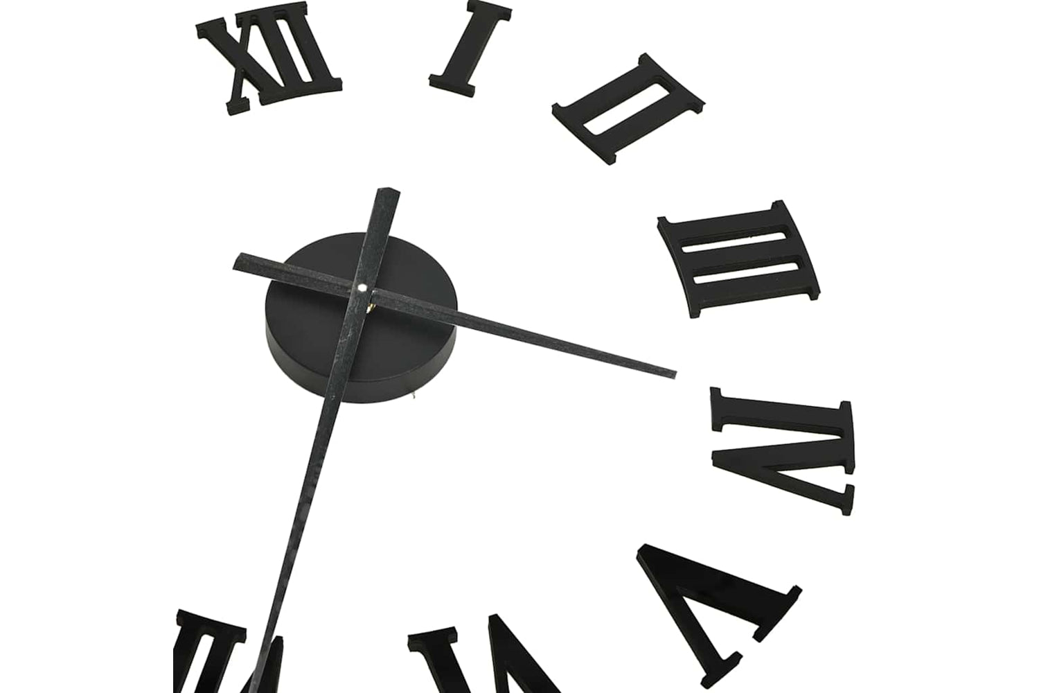 Vidaxl 325159 3D Wall Clock Modern Design 100 cm | Black-3