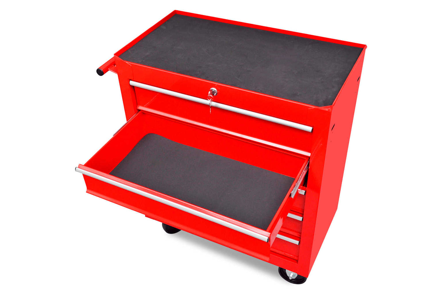 vidaXL 141954 Workshop Tool Trolley with 5 Drawers | Red-2