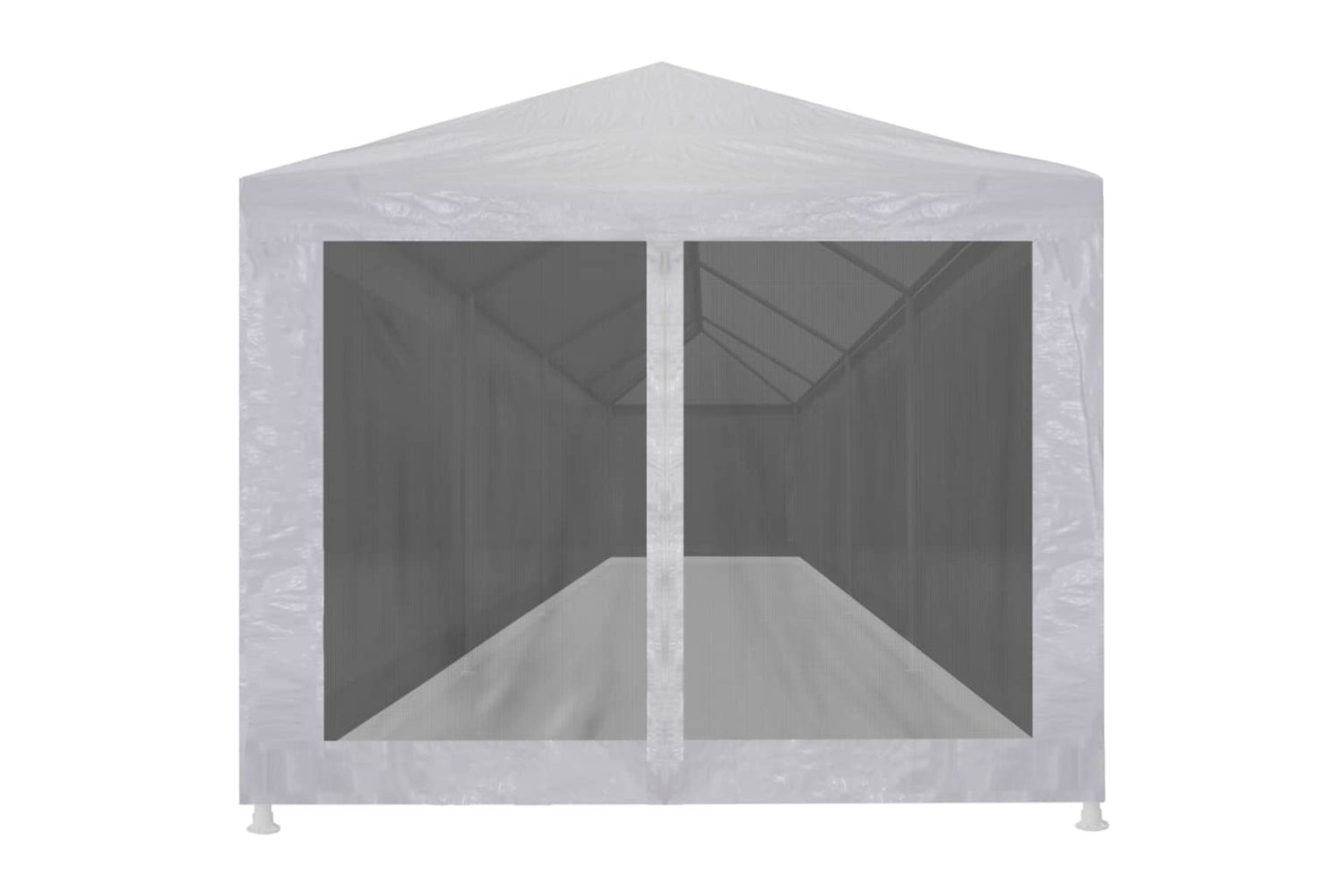 Vidaxl 45112 Party Tent With 10 Mesh Sidewalls 12x3 M-2
