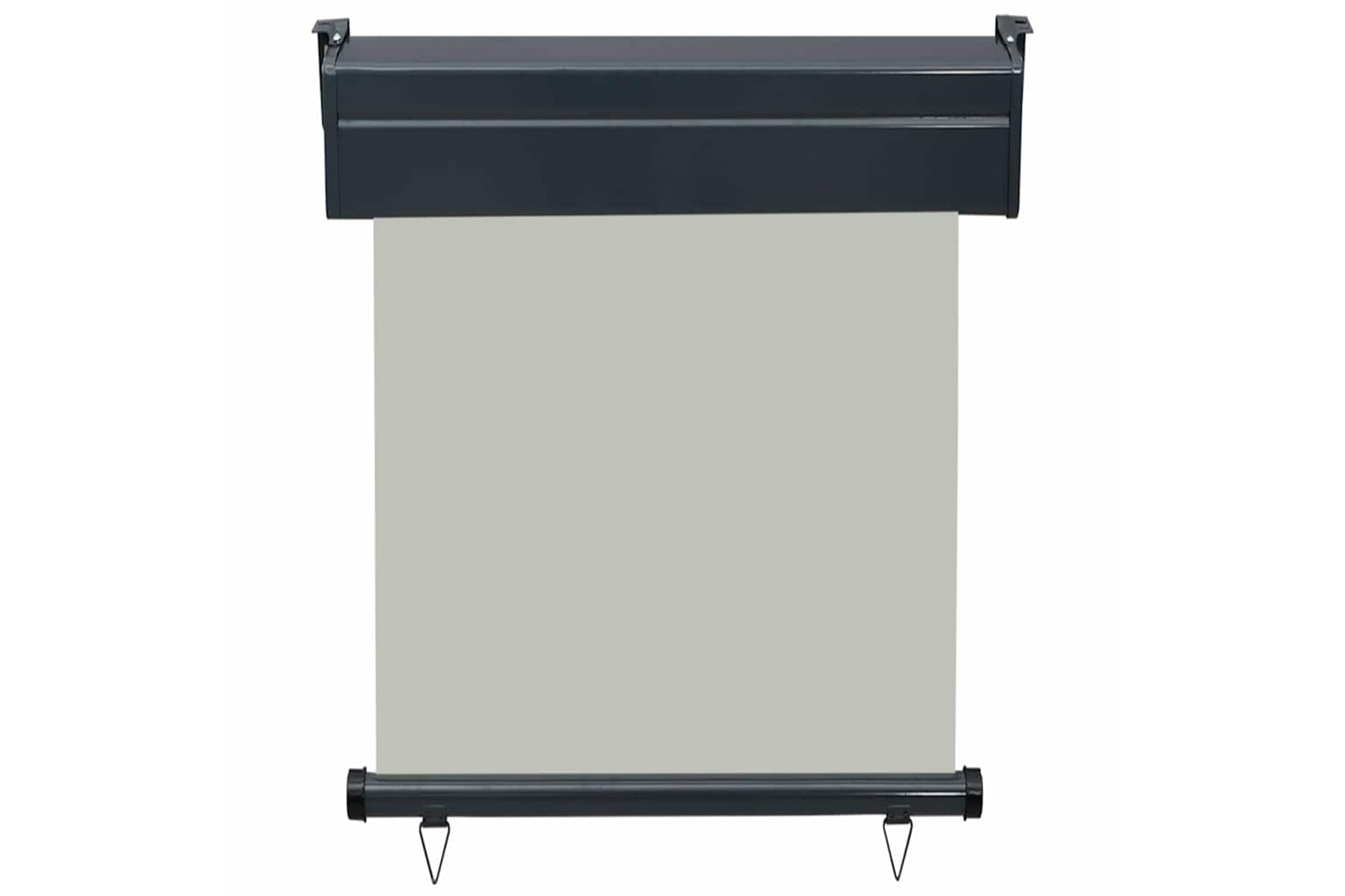 vidaXL Balcony Side Awning 65x250cm Grey-4