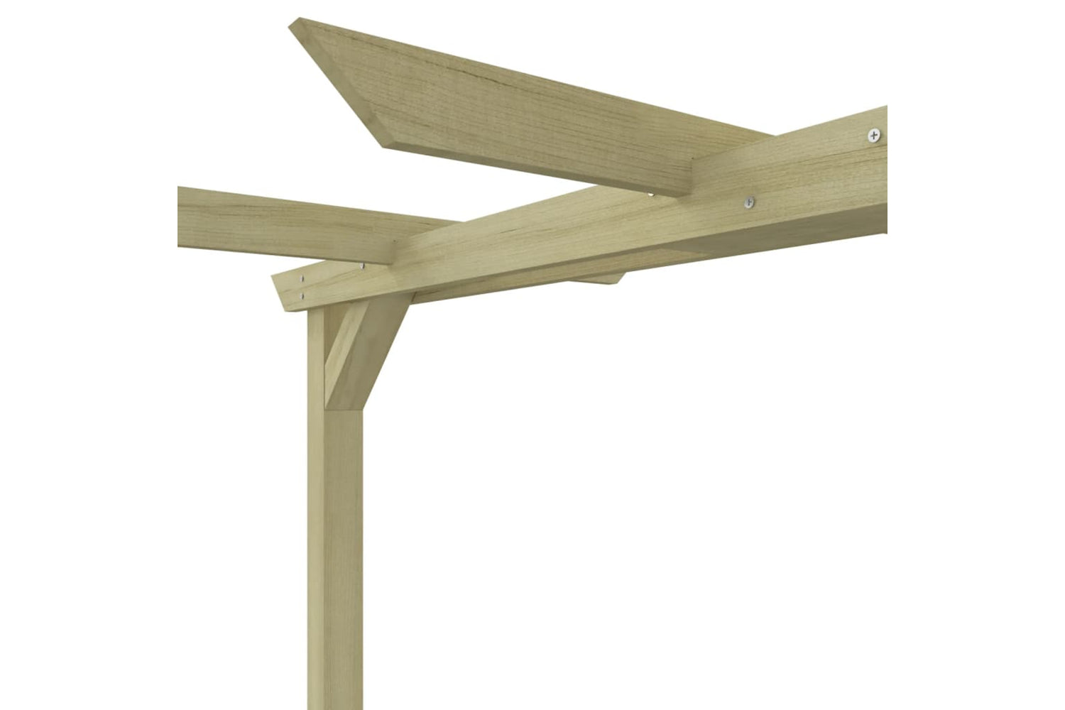 vidaXL 44924 Garden Pergola Impregnated Pinewood 360x200x60cm-5