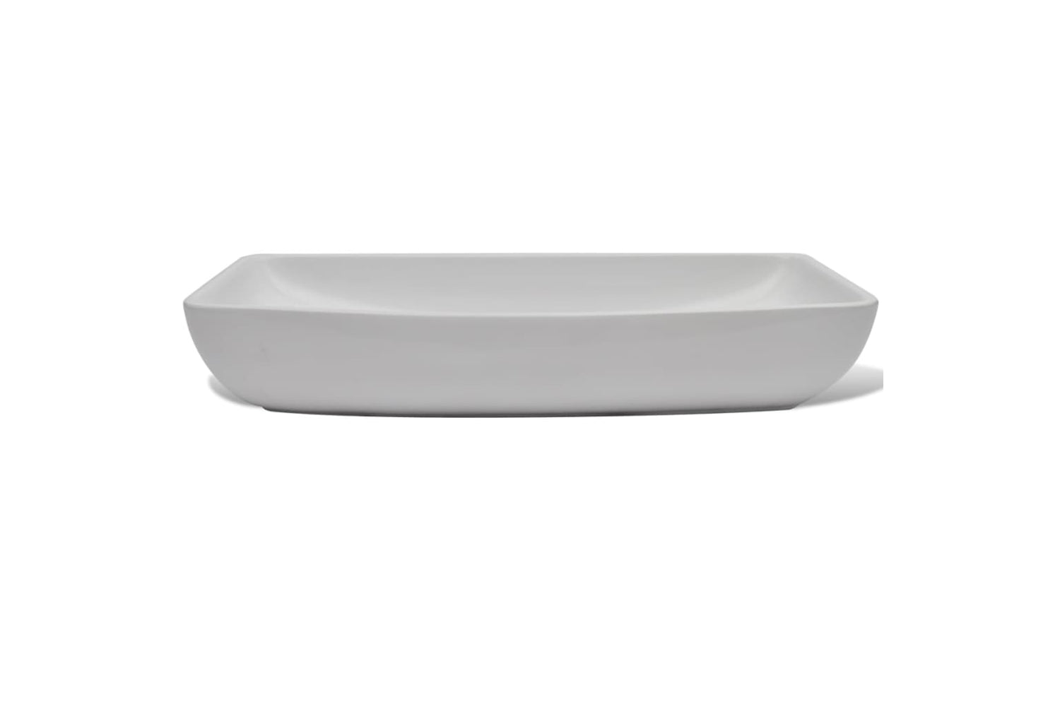 Vidaxl 275493 Bathroom Basin With Mixer Tap Ceramic Rectangular White-5