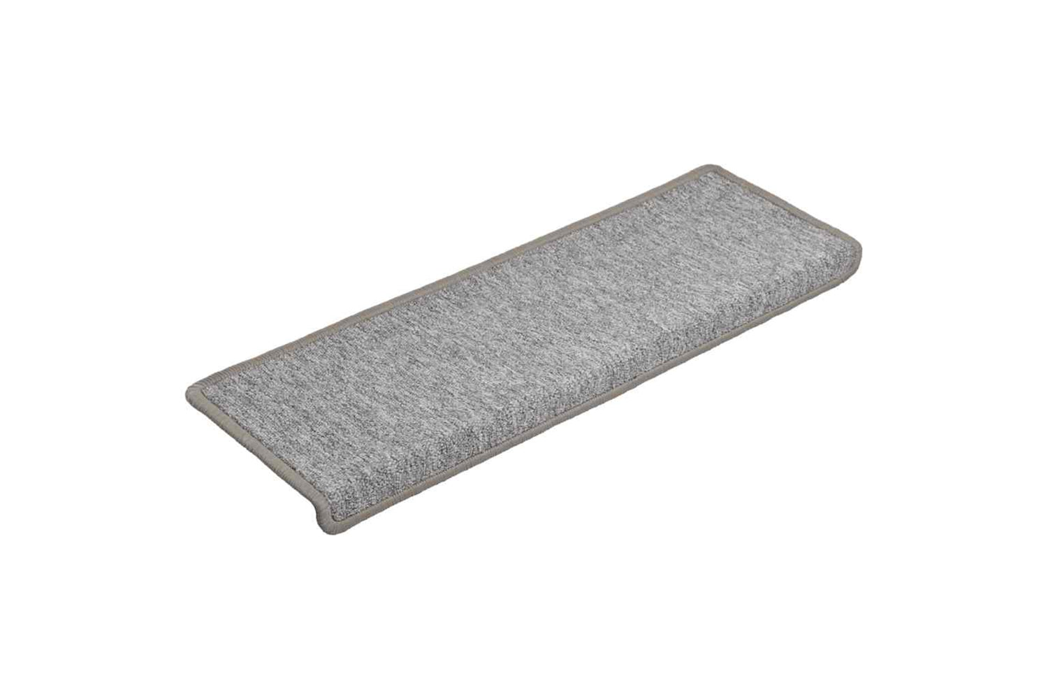 vidaXL Carpet Stair Treads 15 Pcs 65x21x4cm Light Grey-2