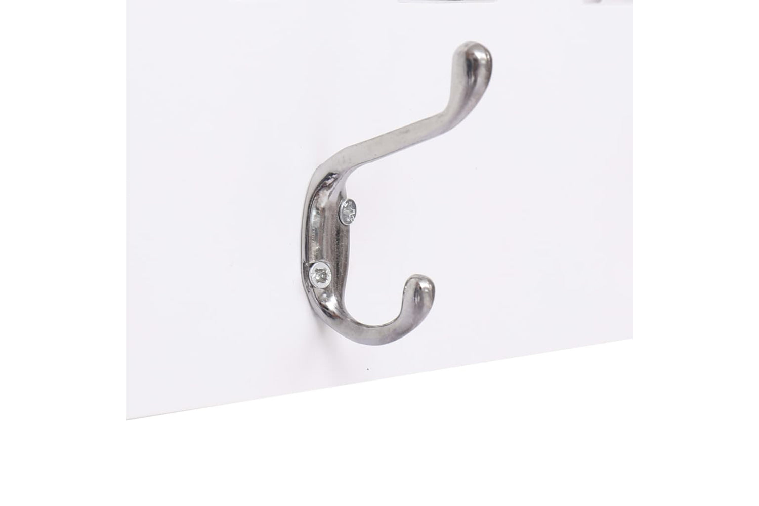vidaXL 284247 Wall Mounted Coat Rack Welcome White 74x29.5cm-4