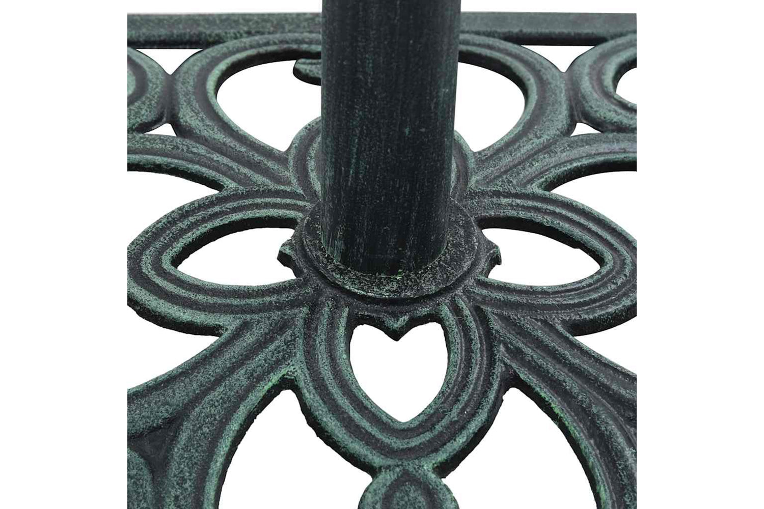 vidaXL 47866 Umbrella Base Green 12 Kg 49cm Cast Iron-7