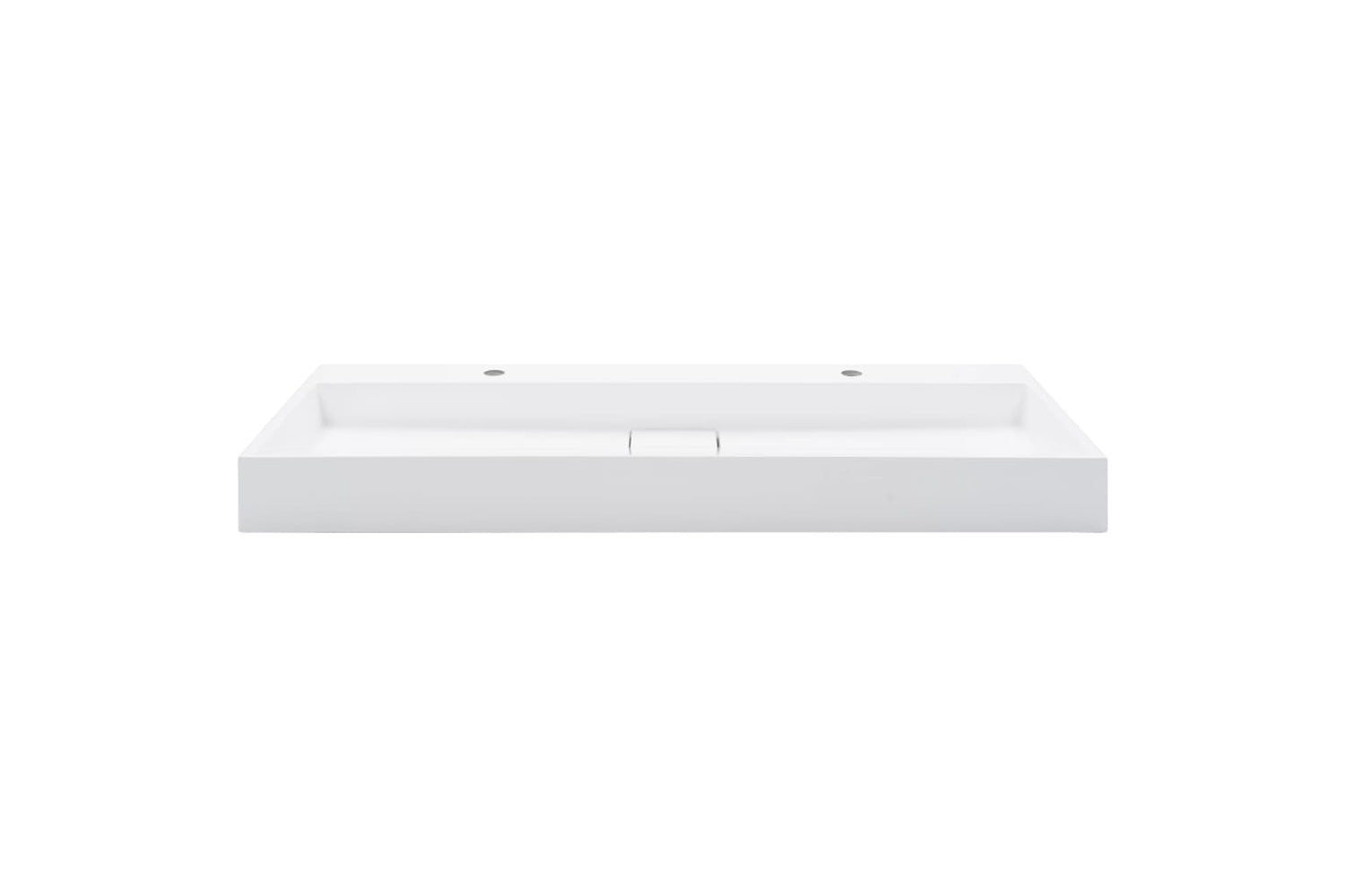 vidaXL 144068 Wash Basin Mineral Cast/marble Cast | White-2