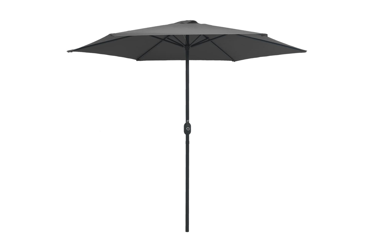 vidaXL 47346 Outdoor Parasol With Aluminium Pole 270x246cm Anthracite-2