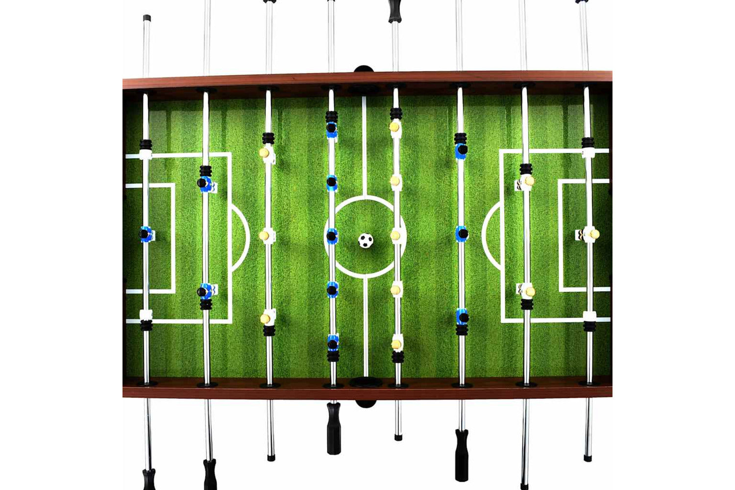 Vidaxl Football Table Steel 60 Kg 140x74.5x87.5 Cm Brown-4