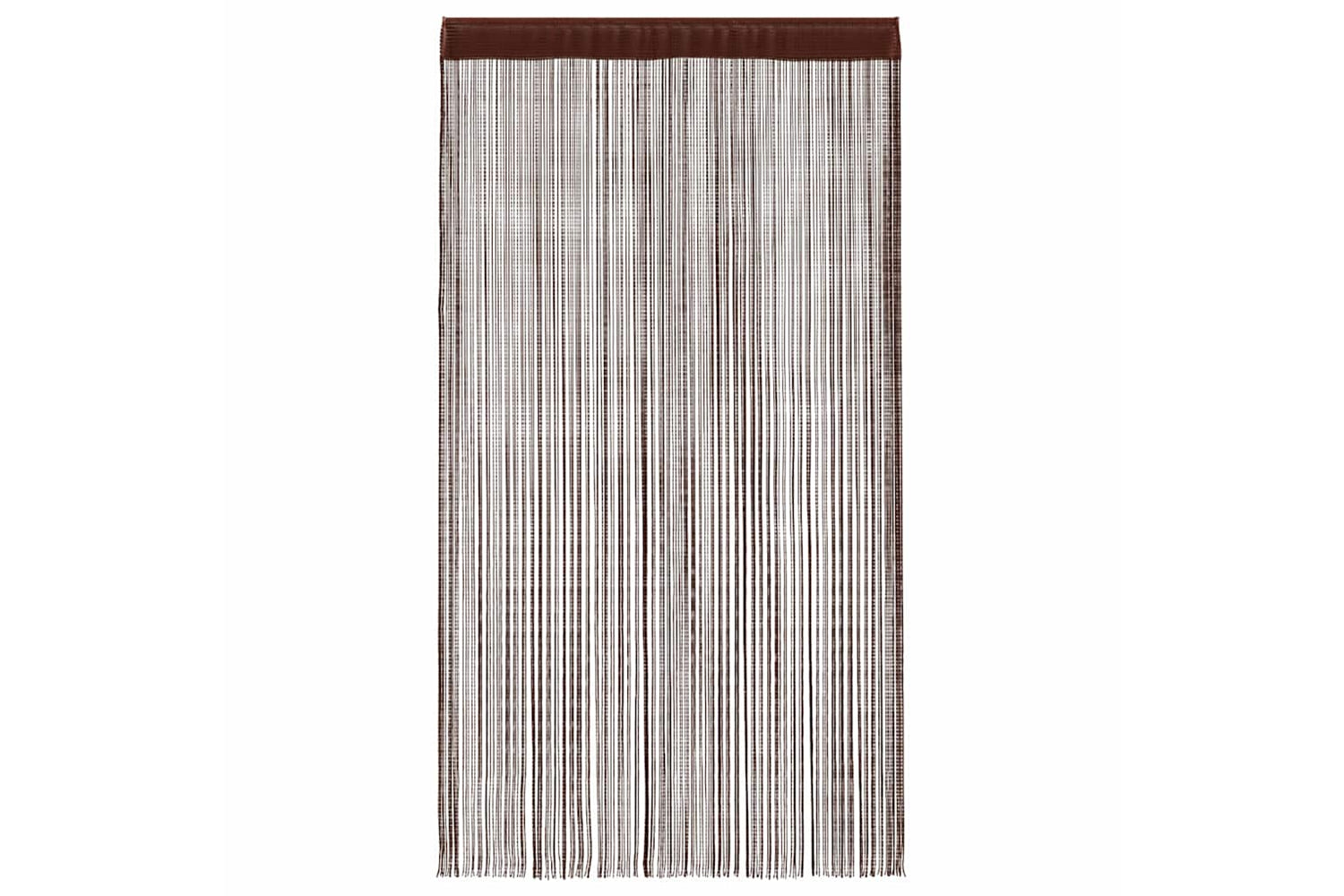 vidaXL 132410 String Curtains 2 Pcs 100x250cm Brown-4