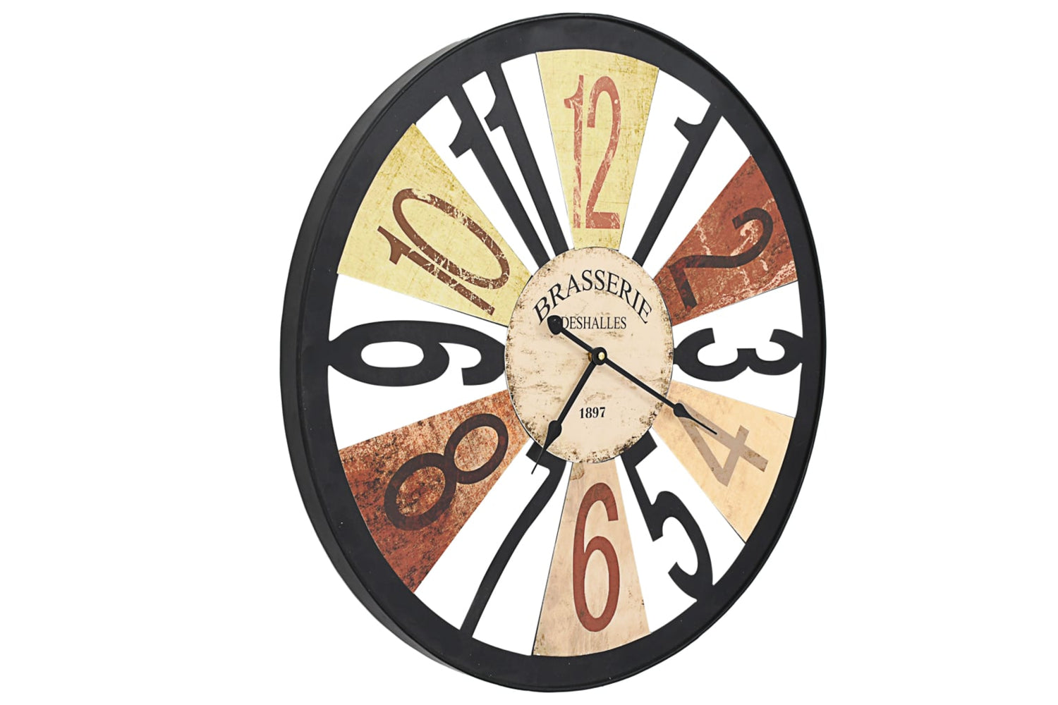 Vidaxl 283863 Metal Wall Clock 60 cm | Multicolour-2