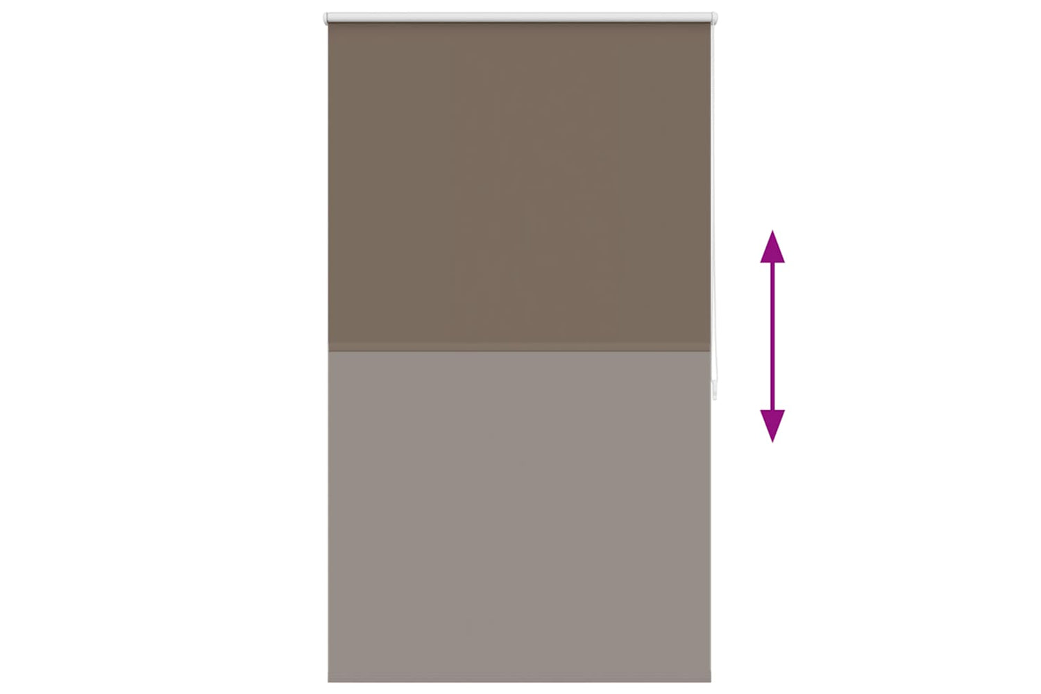 Vidaxl Roller Blind Blackout 120 X 175 Cm Coffee-8
