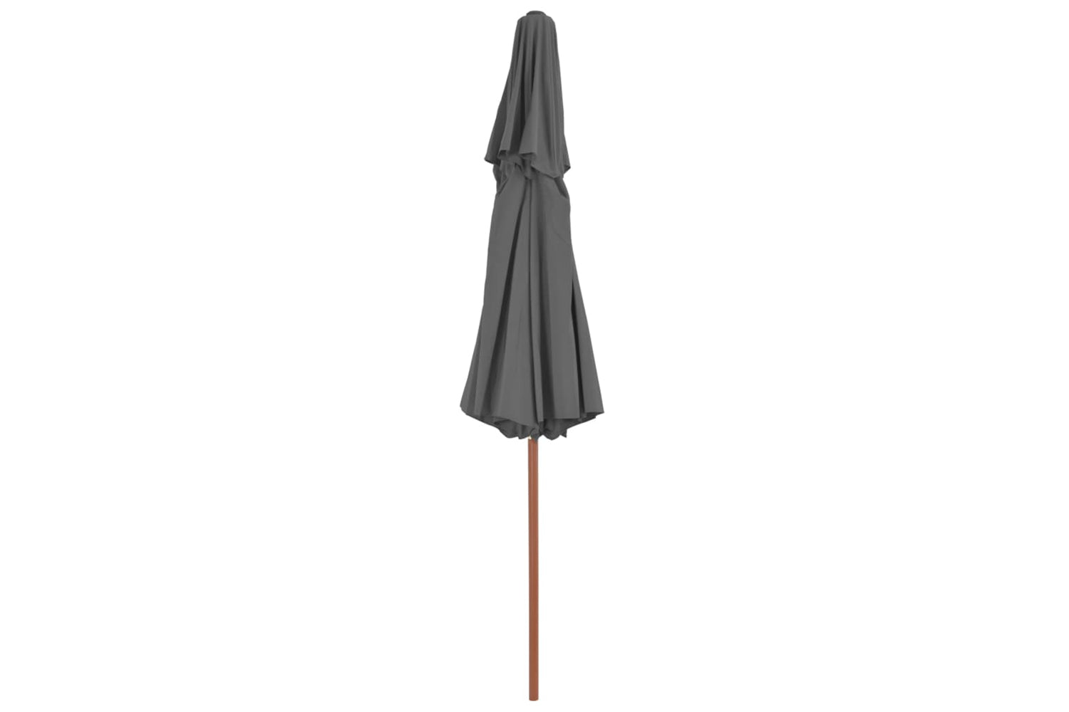 vidaXL 44519 Double Decker Parasol With Wooden Pole 270cm Anthracite-4