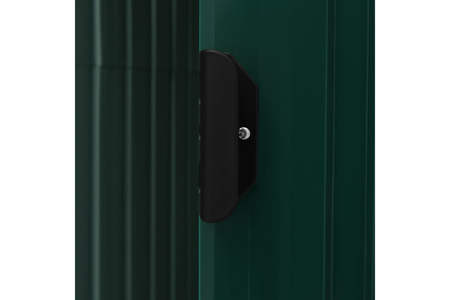 vidaXL 47104 Garden Shed With Rack Green 205x130x183cm Iron-6
