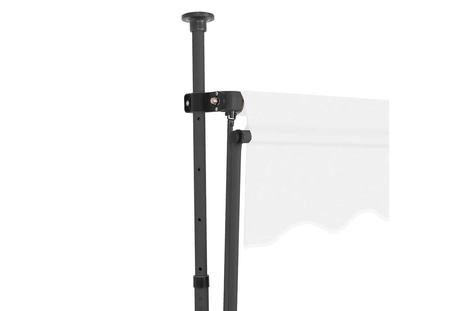 vidaXL 145873 Manual Retractable Awning With Led 300cm Cream-4