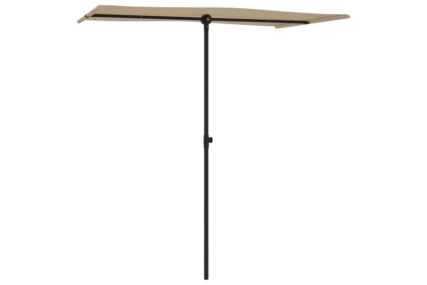 vidaXL 47331 Outdoor Parasol With Aluminium Pole 180x110cm Taupe-2