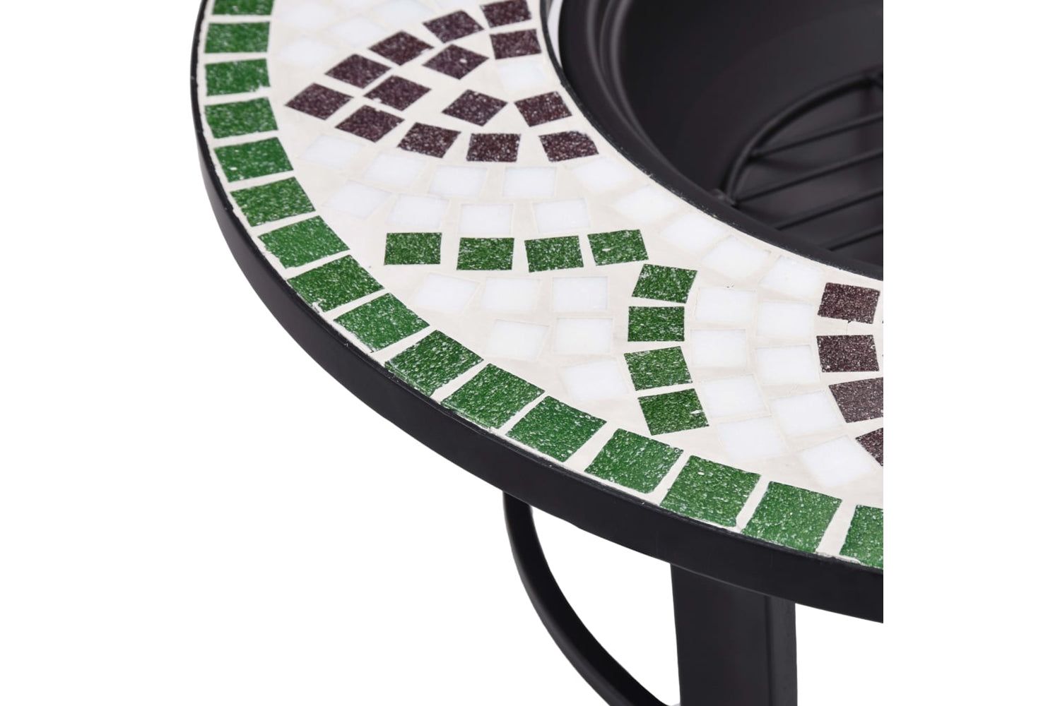 Vidaxl 46722 Vidaxl Mosaic Fire Pit Green 68cm Ceramic-7