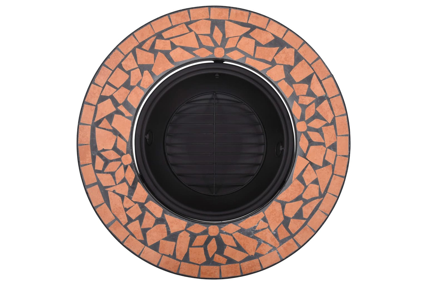 Vidaxl 46719 Vidaxl Mosaic Fire Pit Terracotta 68cm Ceramic-6