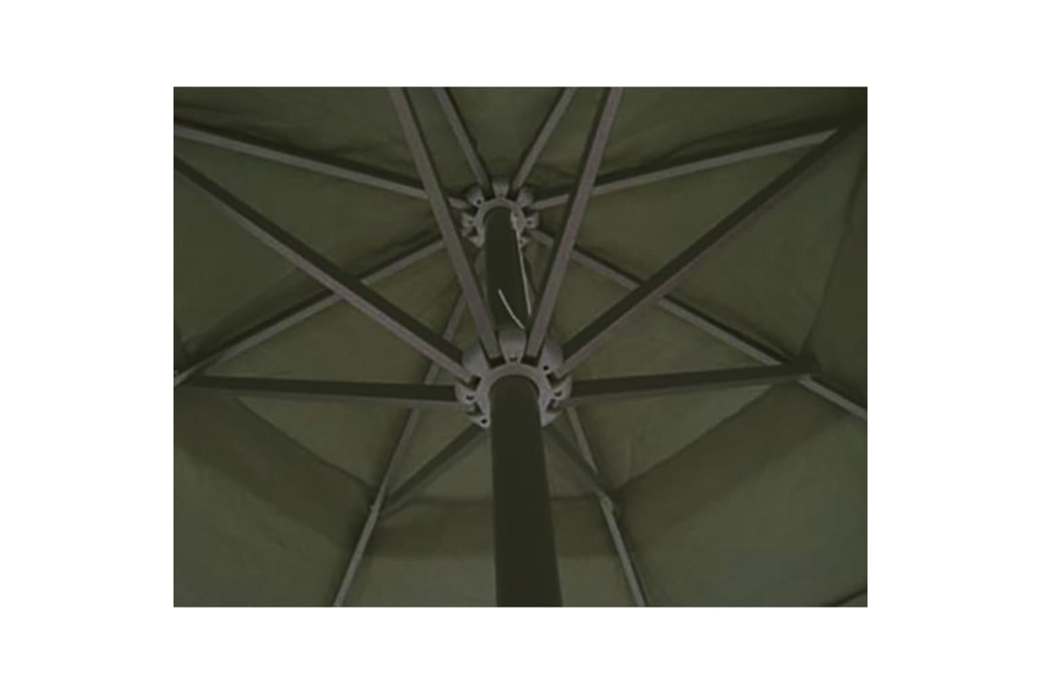 Vidaxl 271717 Aluminium Umbrella With Portable Base Green-3