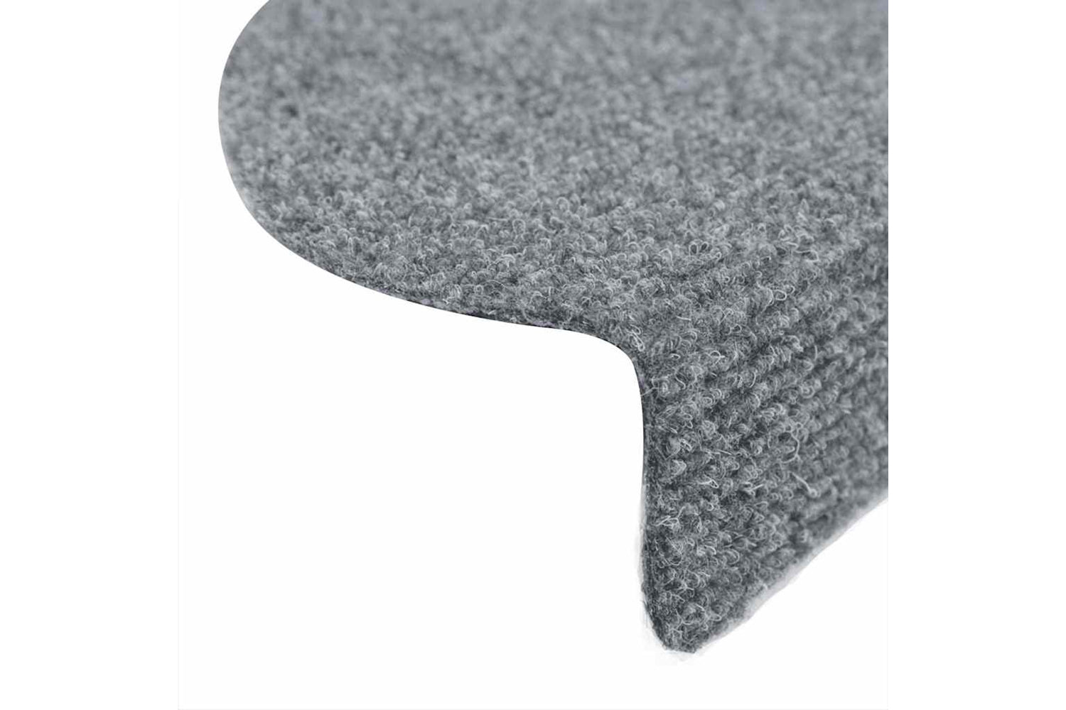 vidaXL 149681 Self-adhesive Stair Mats 10 Pcs Light Grey 56x17xcm Needle Punch-6