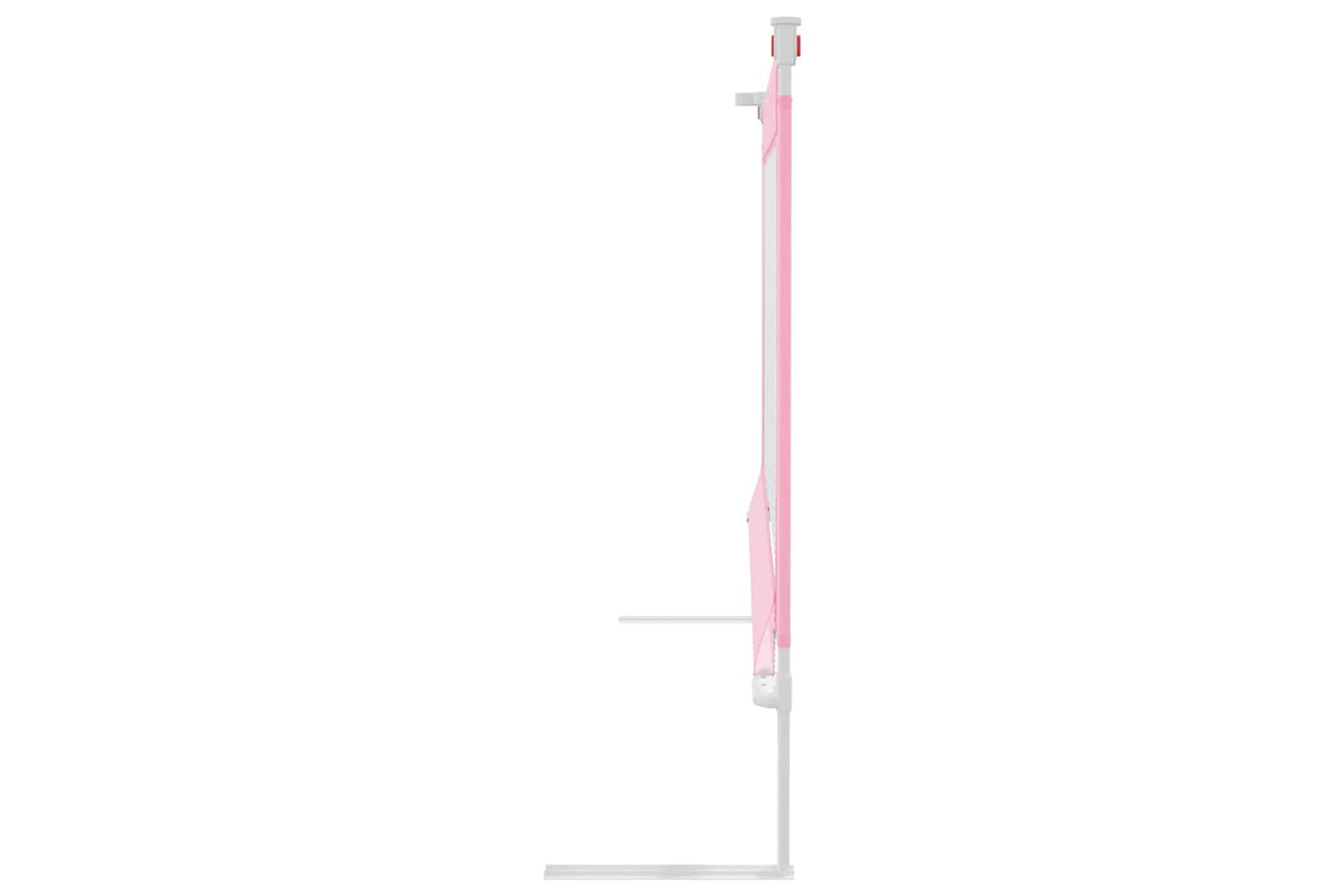 Vidaxl Toddler Safety Bed Rail Pink 90x25 Cm Fabric-3