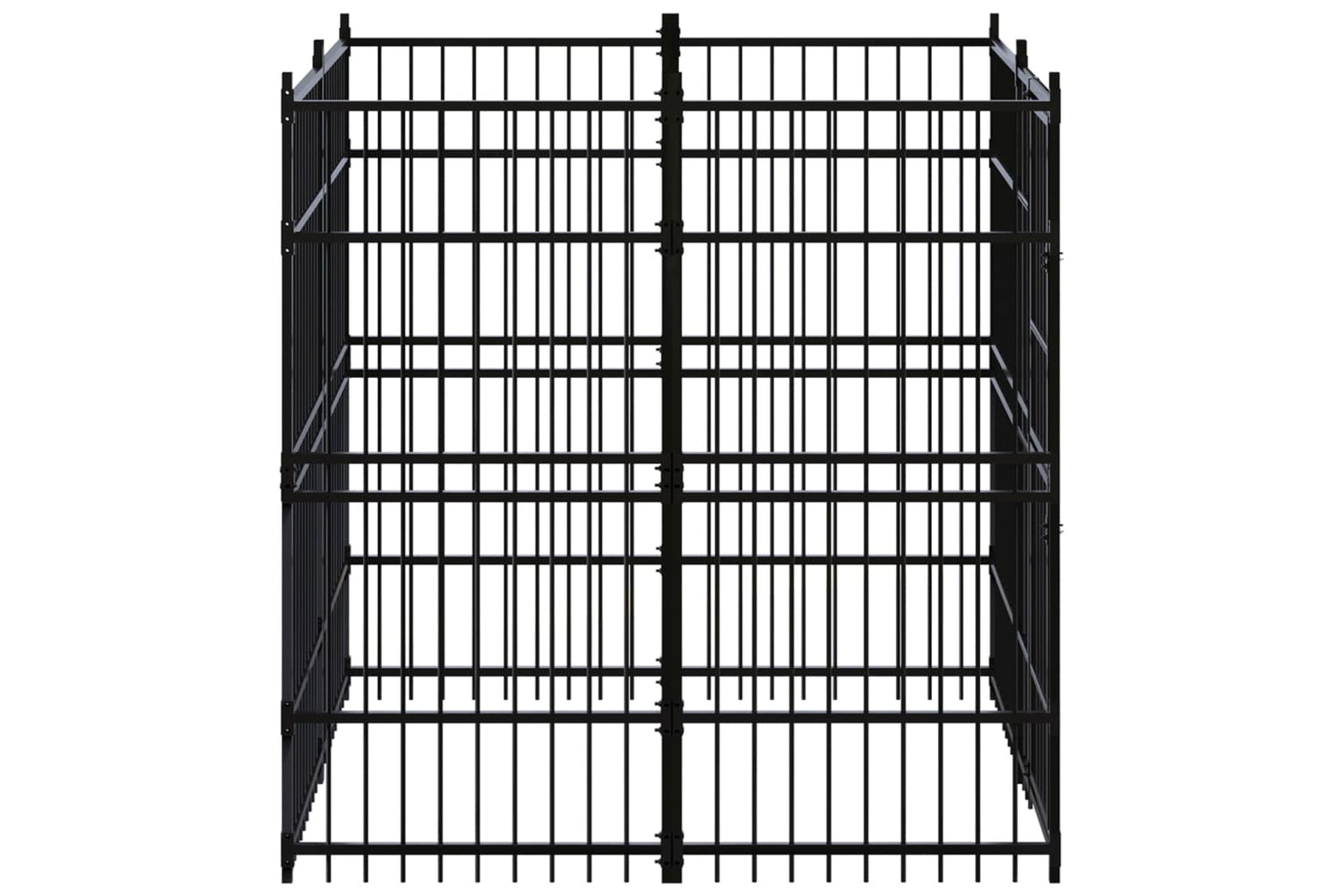 Vidaxl 3097956 Outdoor Dog Kennel Steel 3.69 M2-3