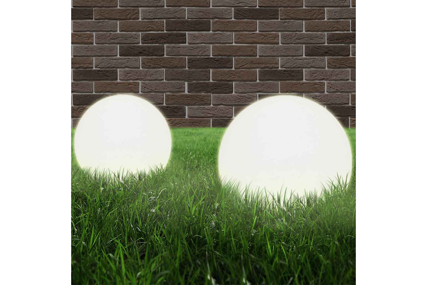 vidaXL 277142 Led Bowl Lamps 4 Pcs Spherical 25cm Pmma-2