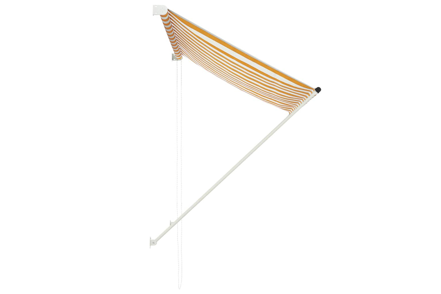 vidaXL 145890 Retractable Awning 100x150cm Yellow And White-3
