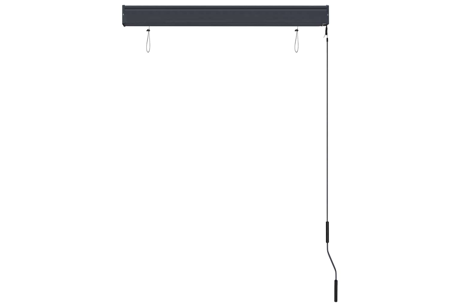 vidaXL 145960 Outdoor Roller Blind 100x250cm Orange And Brown-5