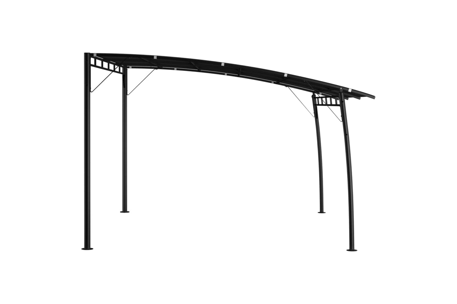 Vidaxl 47979 Garden Sunshade Awning 4x3x2.55 M Anthracite-3