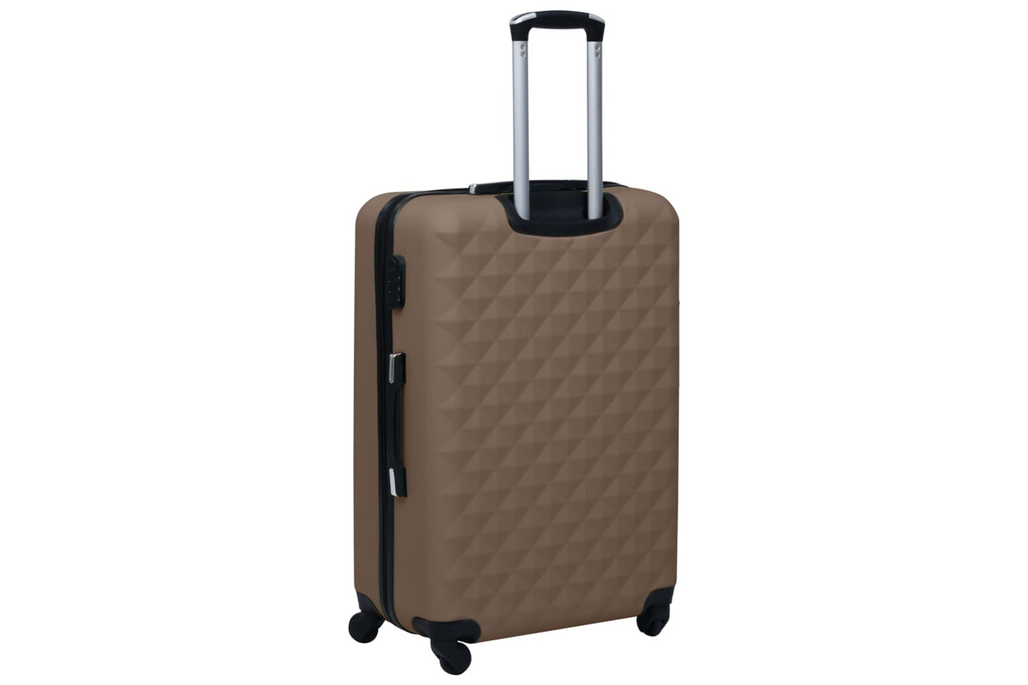 Vidaxl 92428 Hardcase Trolley Brown Abs-4