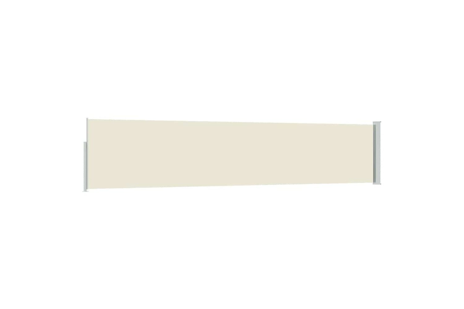 vidaXL 48383 Patio Retractable Side Awning 100x500cm Cream-5