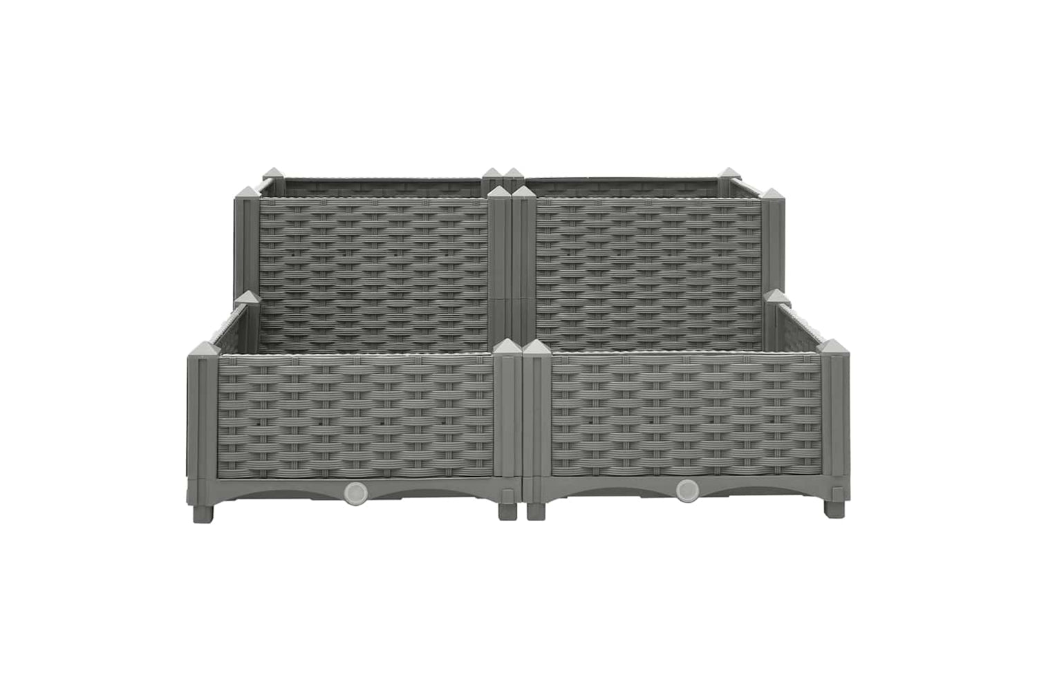 vidaXL 153301 Raised Bed 80x80x38cm Polypropylene-2